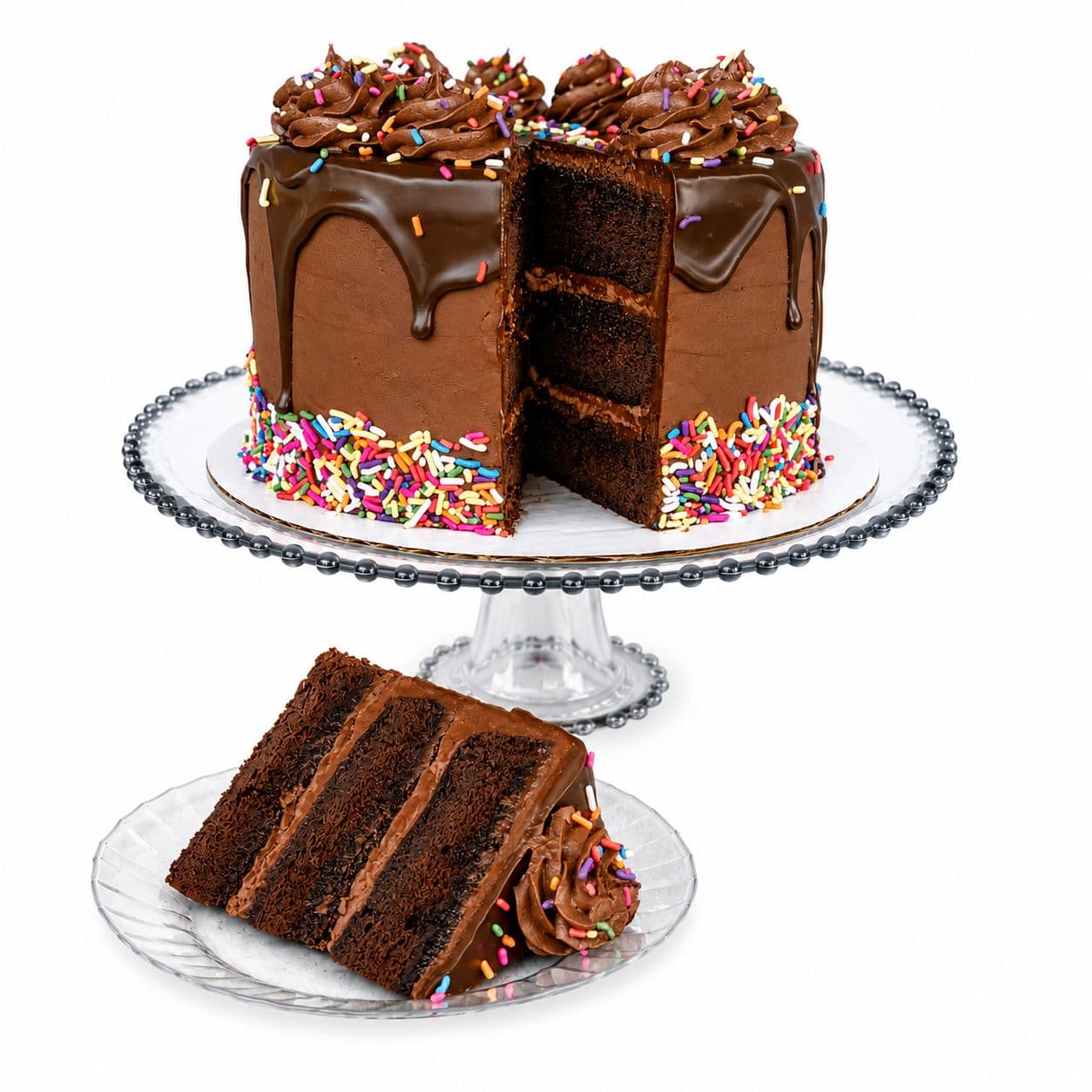 Chocolate Cake Slice
