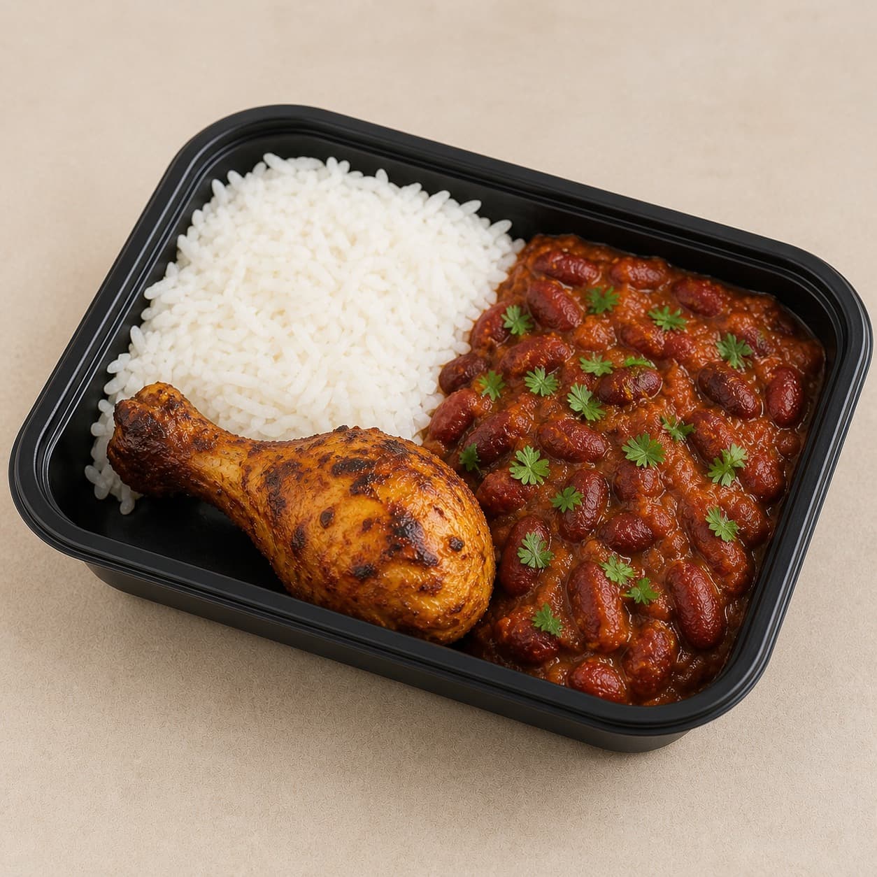 UNTAMED Rice + Beans + 1 Chicken Piece