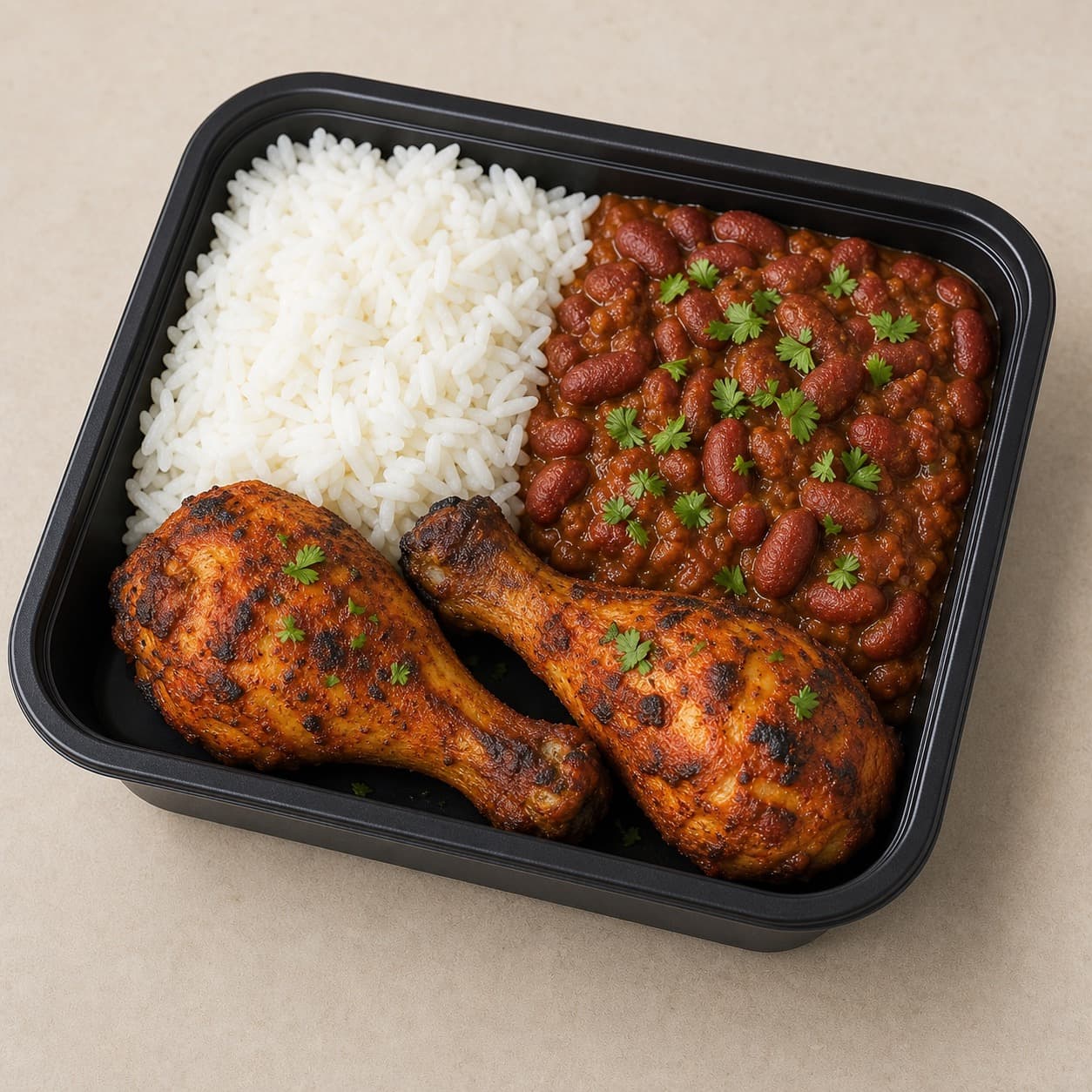 UNTAMED Rice + Beans + 2 Chicken Pieces