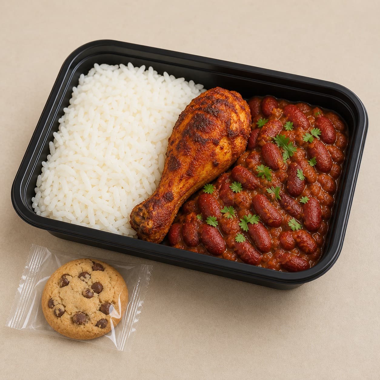 UNTAMED Rice + Beans + 1 Chicken + Dessert