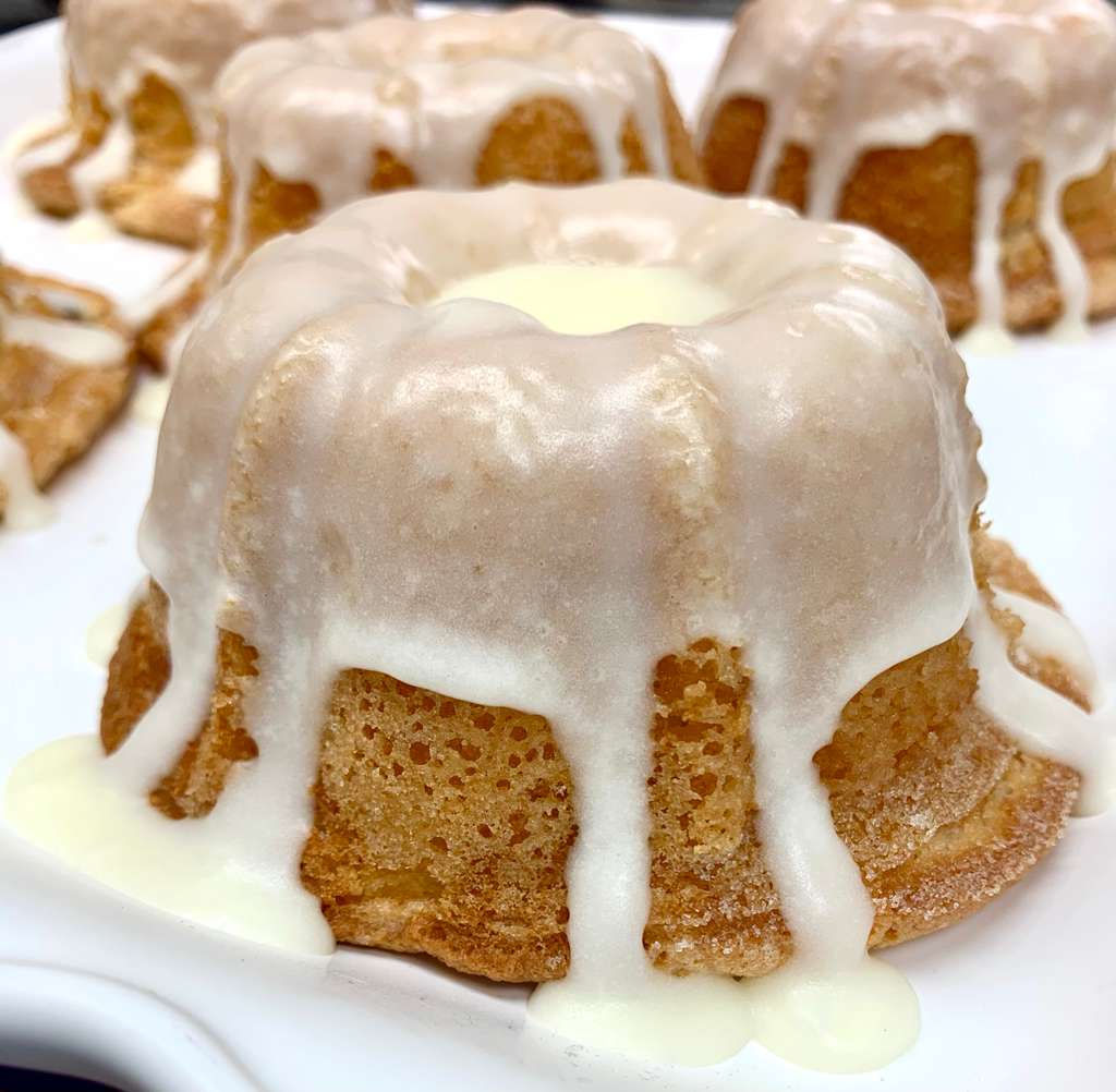 Key Lime Pound Cake Bundt Slice