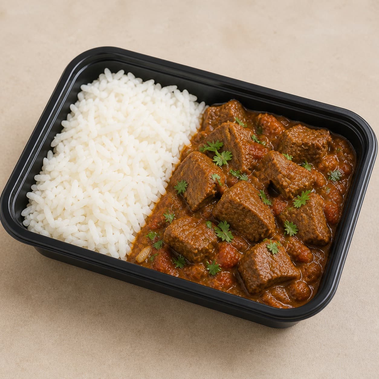 UNTAMED Lamb Curry + Rice