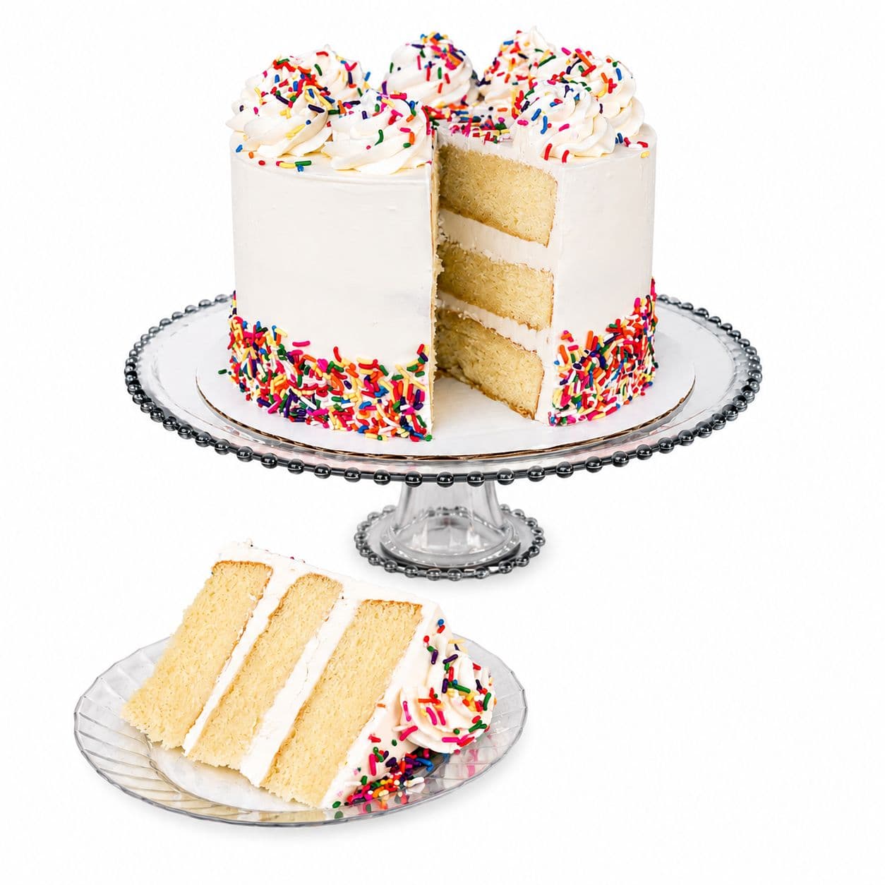 Vanilla Cake Slice